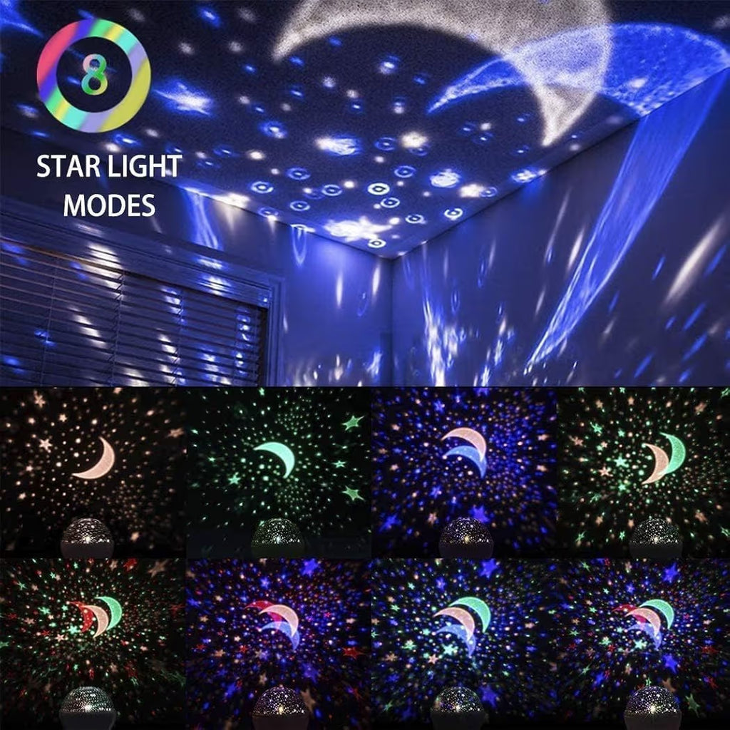 Star Master 360 Degree Rotating Moon Night Lamb